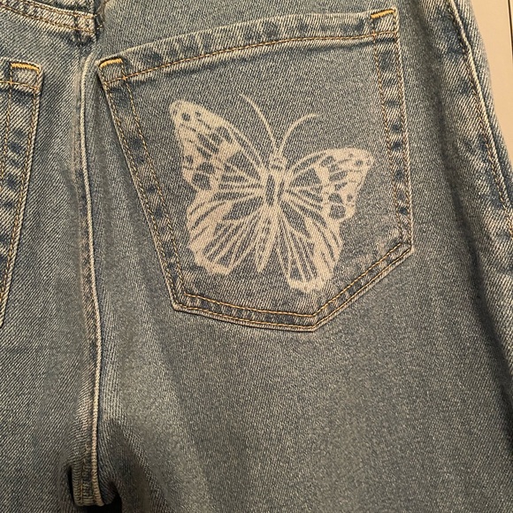 HOLLISTER Womens wide leg butterfly jeans size 29 - Picture 3 of 6